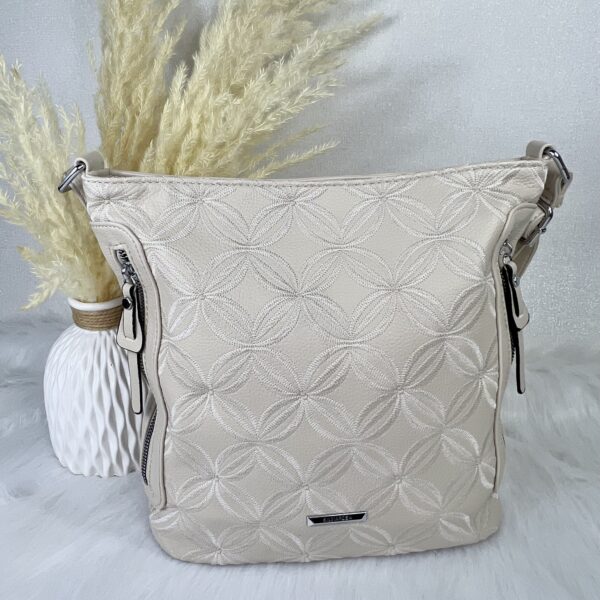 Beež tikandiga crossbody
